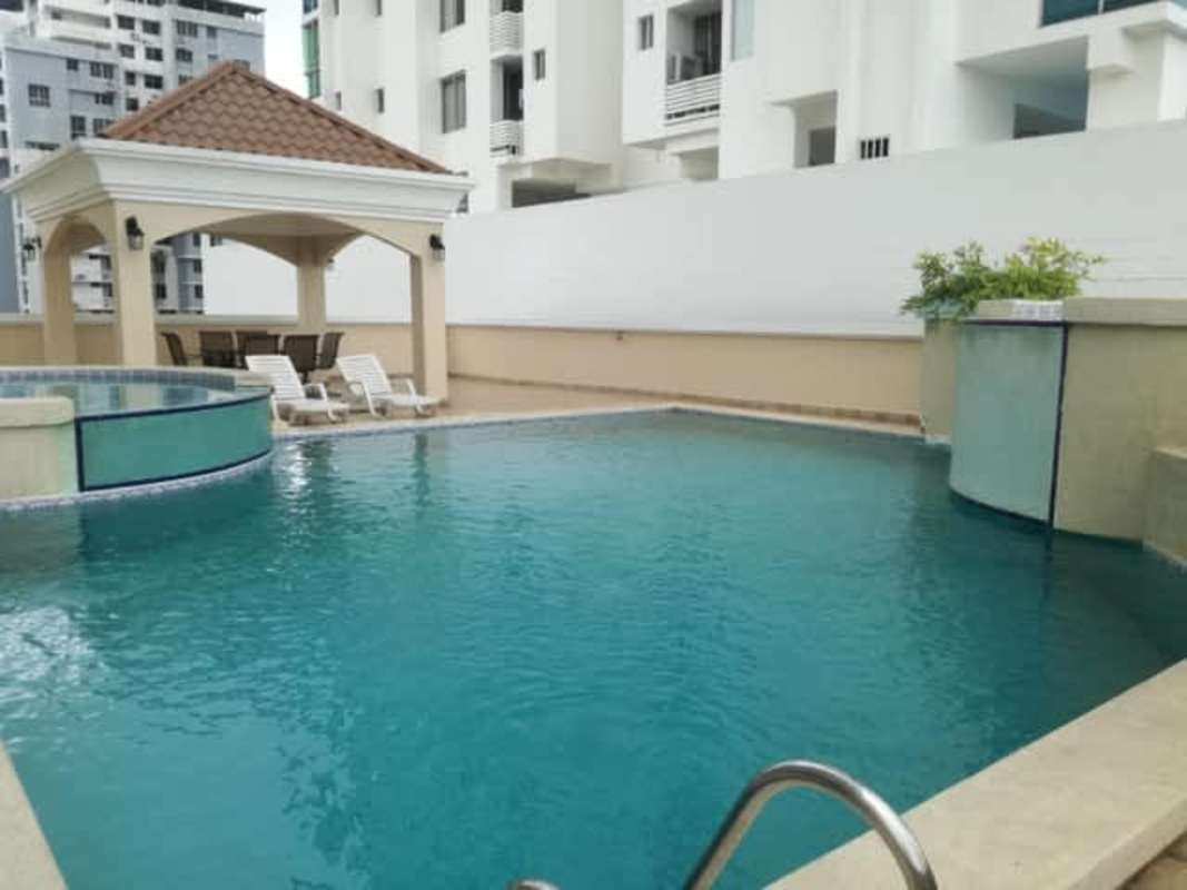 Bright open living dining area with balcony access PH Portofino San Francisco Panama