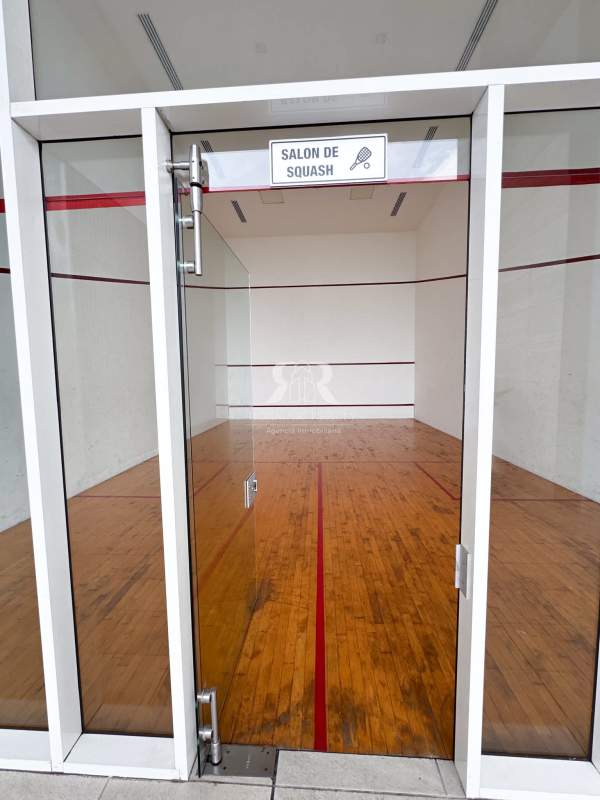 Fully equipped modern gym with city views inside PH The Towers San Francisco Panama City