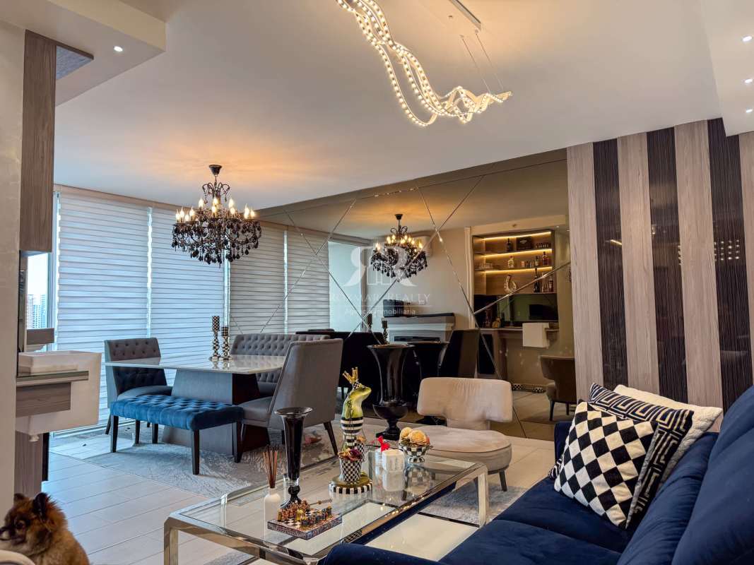 Remodeled kitchen with stainless appliances, granite counters and AC at PH The Towers Panama