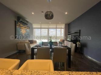 Dining area with large windows, elegant finishes Santa Cruz Tower David Chiriquí