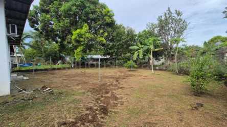 Backyard with fence, trees and open space in Urb. La Floresta David Panama