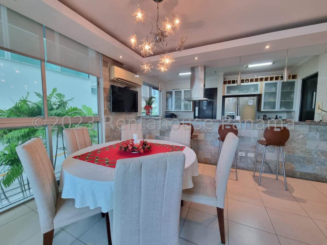 Apartment balcony overlooking Panama City skyline PH San Francisco Bay