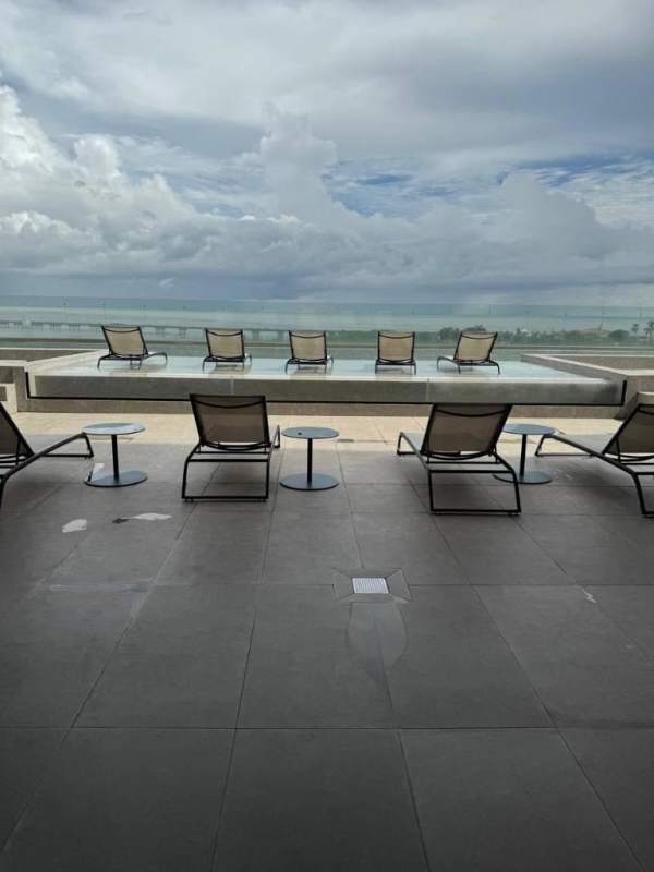 Modern condominium gym with panoramic ocean views PH Victory Sport Coco del Mar Panama