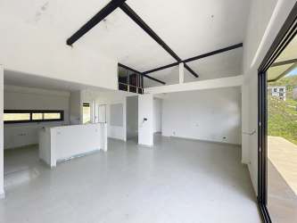 Covered balcony panoramic view modern house Chicá Chame Panama for sale