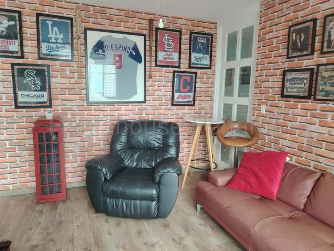 Modern guest bedroom with neutral decor and AC PH Pacific Point Punta Pacifica apartment rental