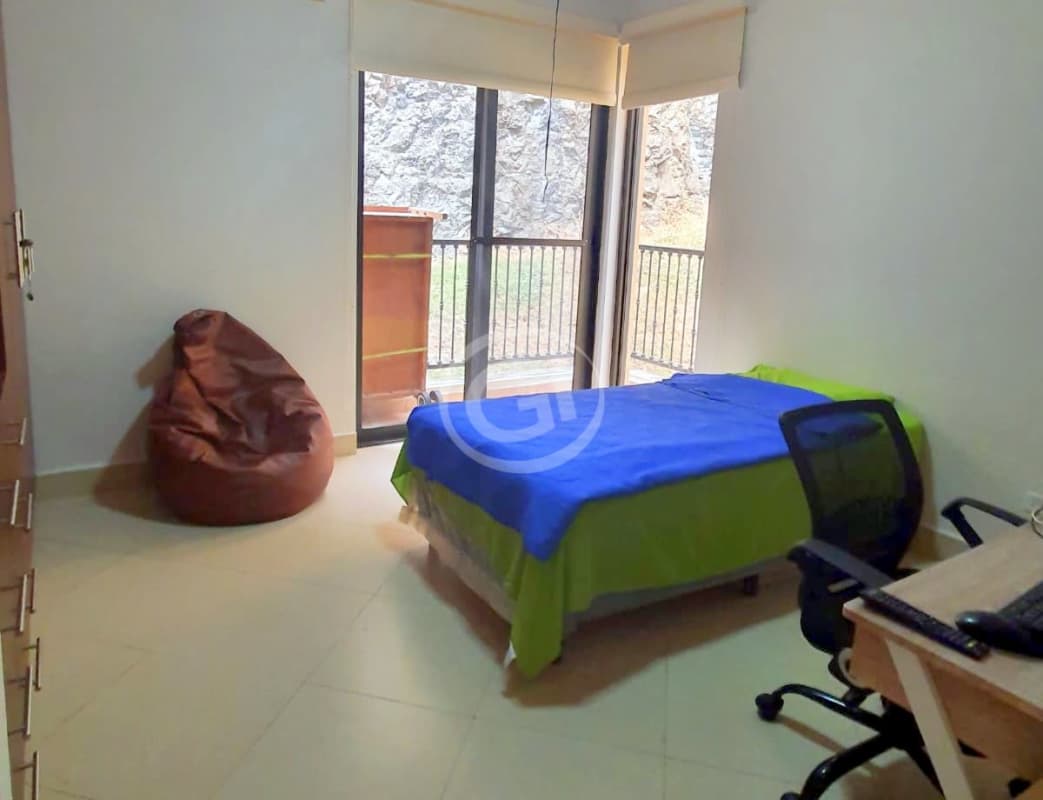 Modern bathroom with glass enclosed shower Embassy Club Clayton Panama apartment