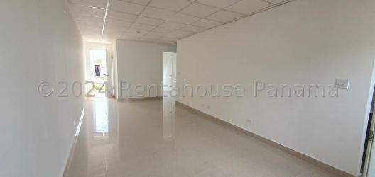 Open living and dining space with porcelain floors in Ventanas al Mar La Chorrera Panama