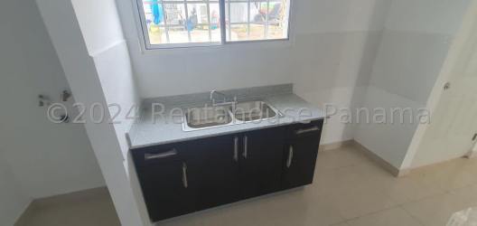 Empty bedroom with porcelain tiles new house Ventanas al Mar La Chorrera Panama