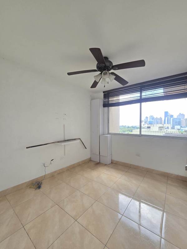 Bedroom with large window urban view PH Sunset Place Via Porras Panama