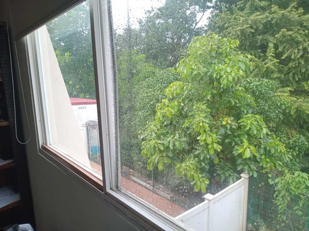 Garden view window from study room PH Alpes Brisas del Golf Panama