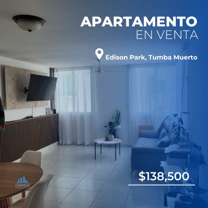 Living and dining space with integrated workspace bright interior Edison Park Panama