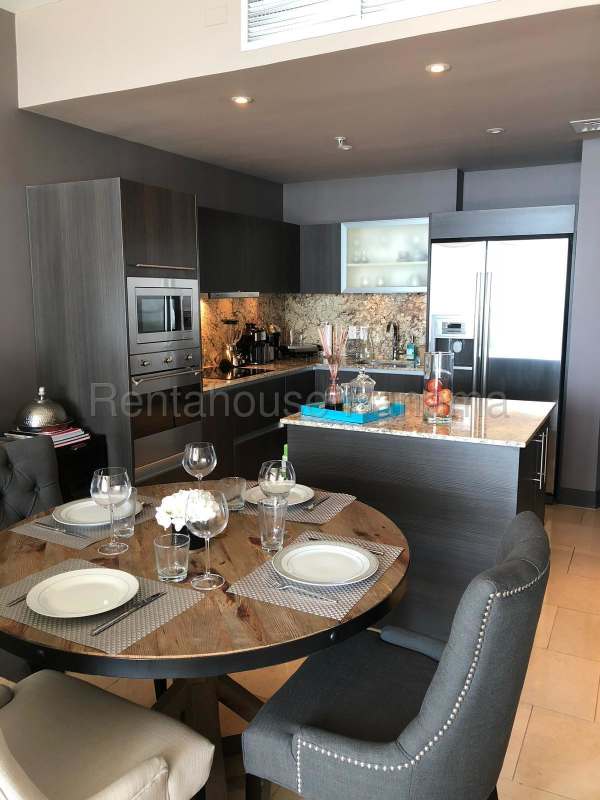 Luxury building lobby with modern design PH Ocean Club Punta Pacifica Panama