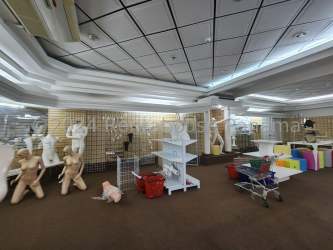 Modern office interior inside Colón Free Zone warehouse commercial property