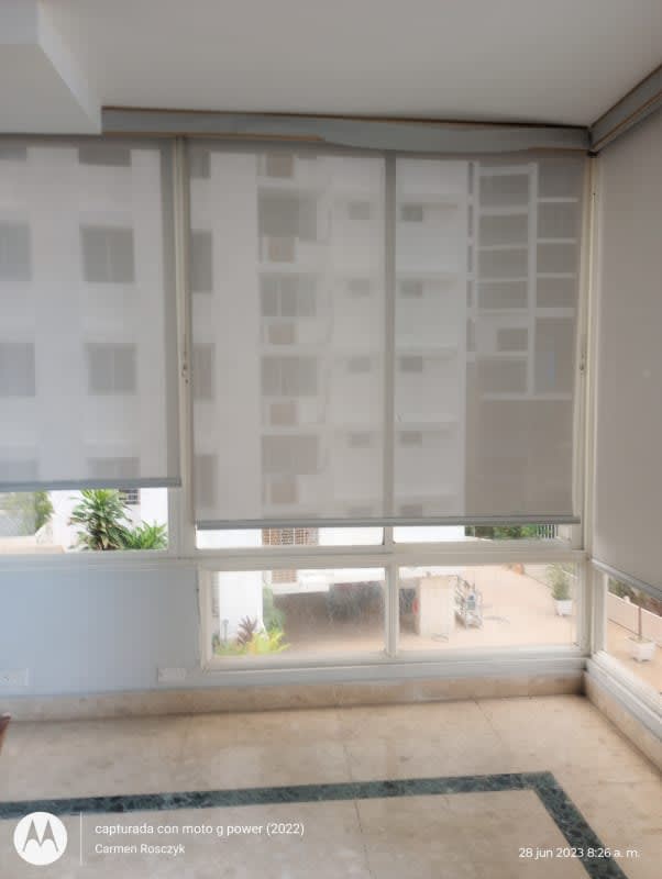 Large bedroom with mirrored closet ceiling lights ocean views in PH Pacific Hills Punta Paitilla Panama