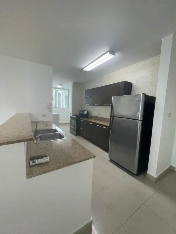 Second bedroom with closet, split AC and skyline view in PH Pacific Sea Punta Pacifica Panama