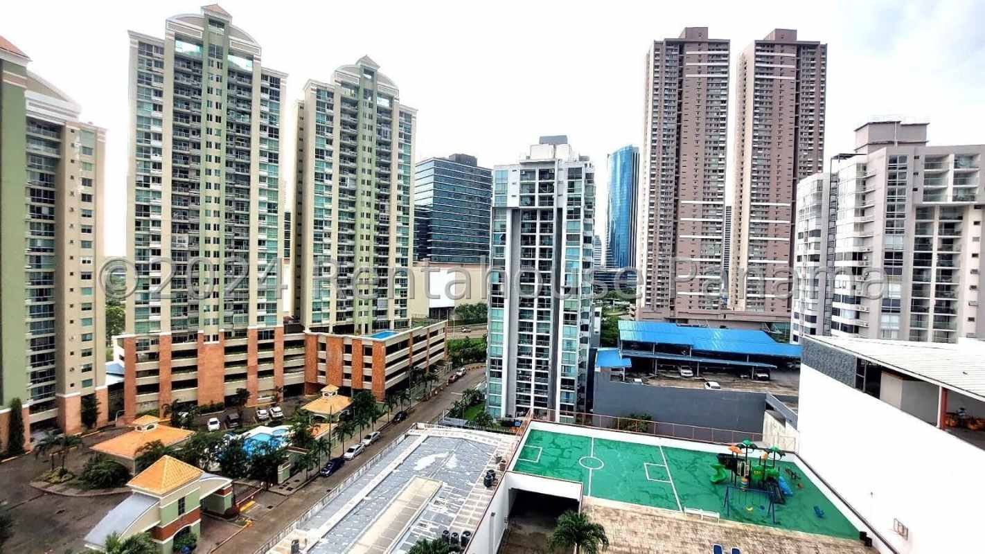 Spacious open-plan living and dining area with natural light PH Sol del Este Costa del Este Panama