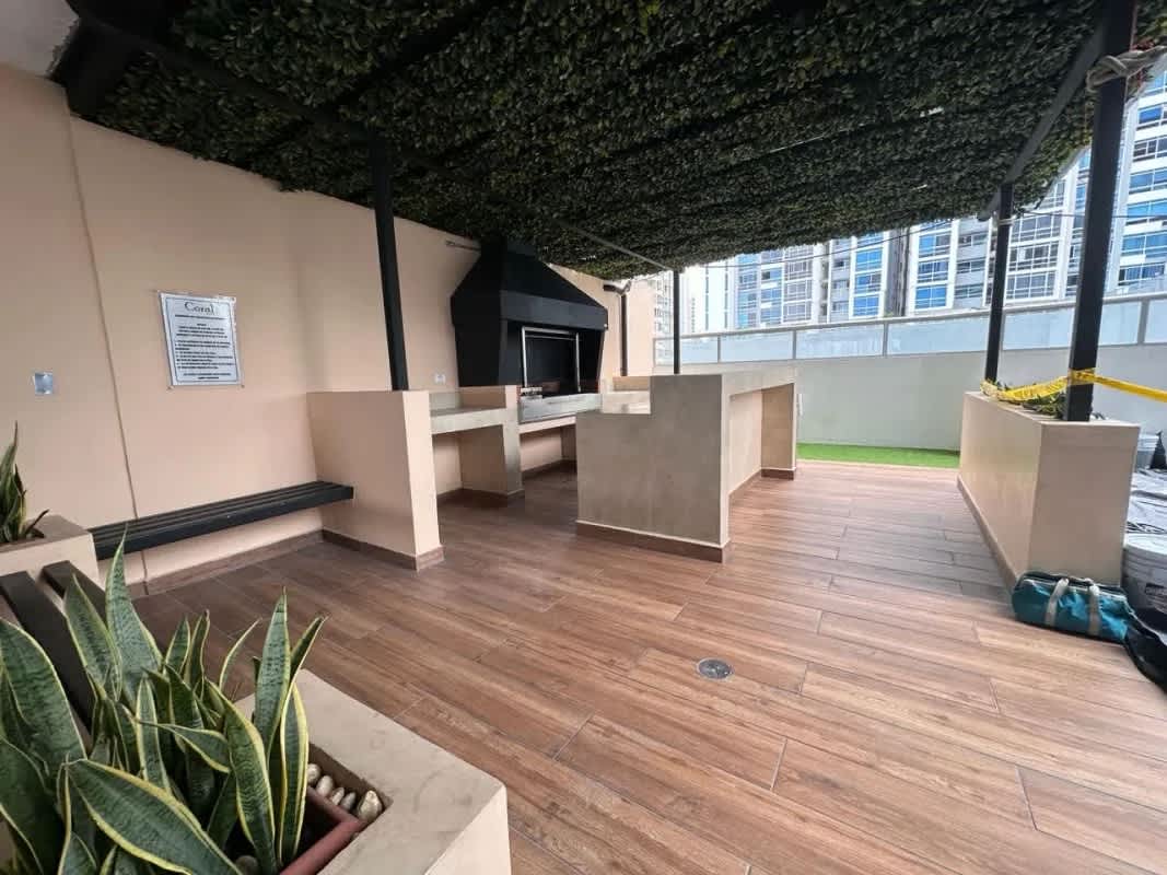 Covered barbecue and social terrace PH Carrasquilla Park Panama City