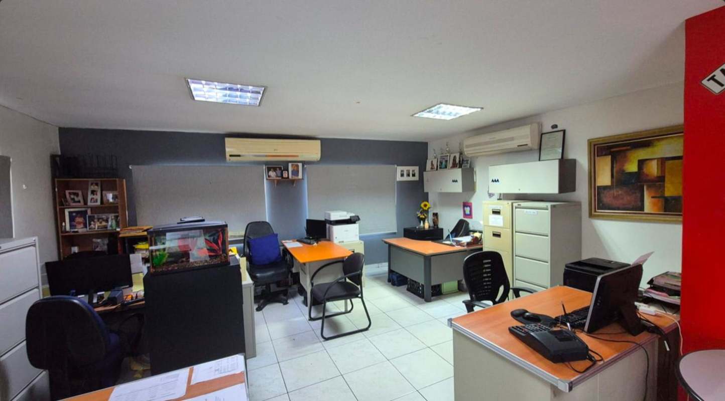 Functional office workspace inside warehouse Ciudad Radial Panama for sale