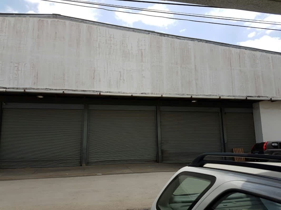 Spacious empty industrial warehouse with high ceiling and concrete floor Panama