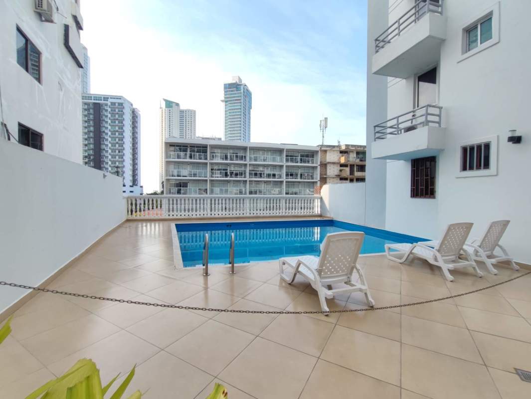 Granite kitchen combined with laundry area Bella Vista Gardens Panama