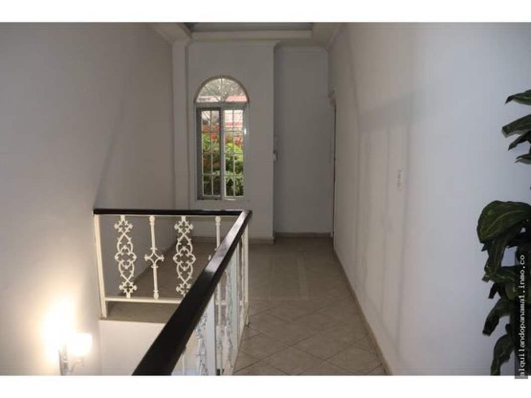 Spacious commercial office room with ceiling fan tray ceiling tile floor Betania Panama