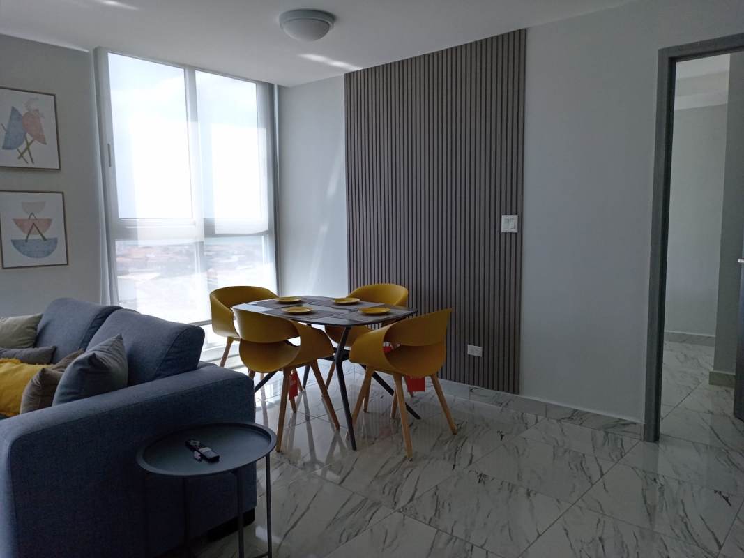 Infinity rooftop swimming pool with panoramic ocean views at PH The Sand Panama City