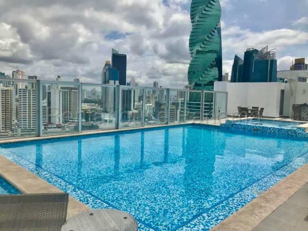 Furnished second bedroom with bathroom and AC in PH San Francisco Bay Panama