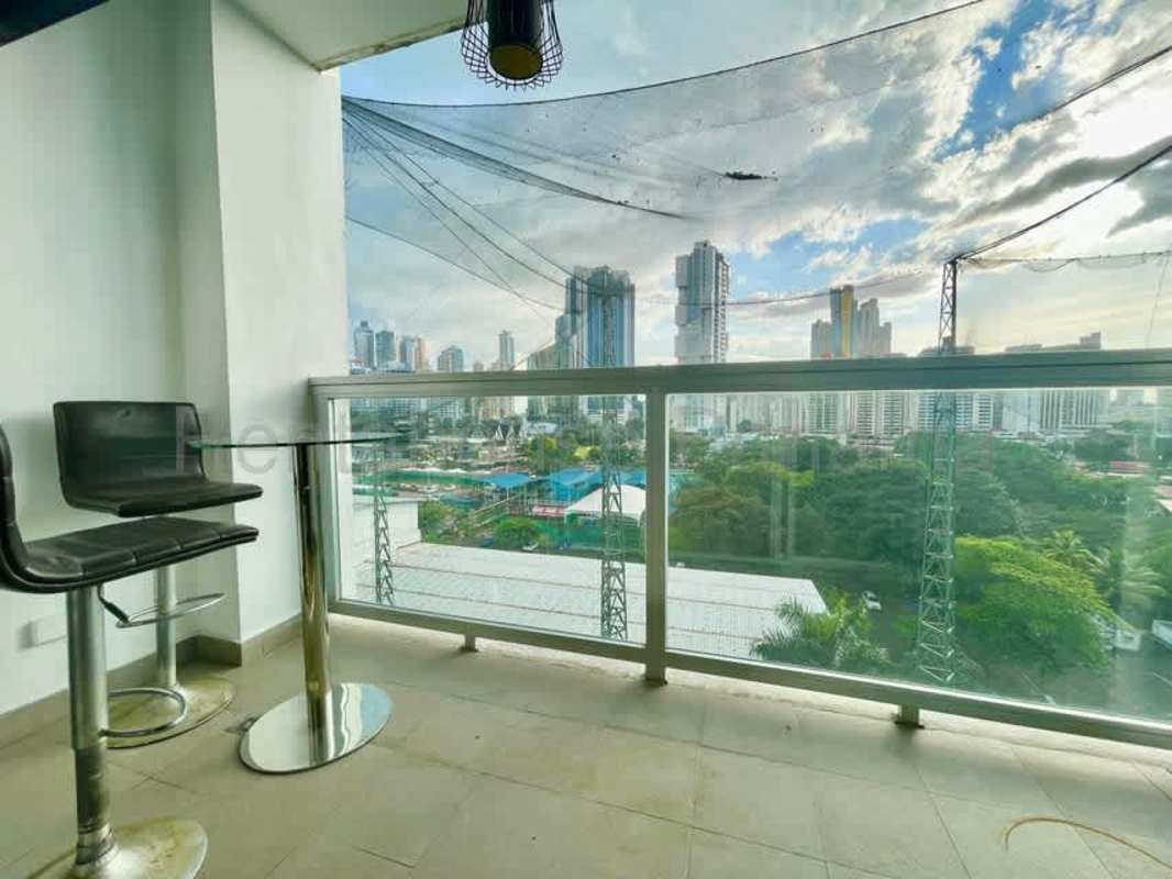 Spacious terrace with skyline view at PH San Francisco Bay Panama City