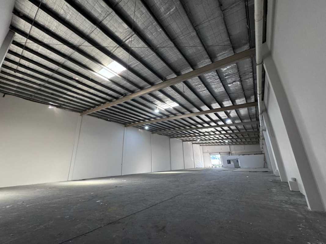 Large empty warehouse with concrete floor high ceiling Costa del Este Panama