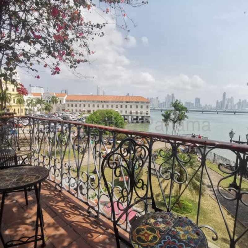 Mediterranean style waterfront condos with landscaped gardens Casco Viejo Panama