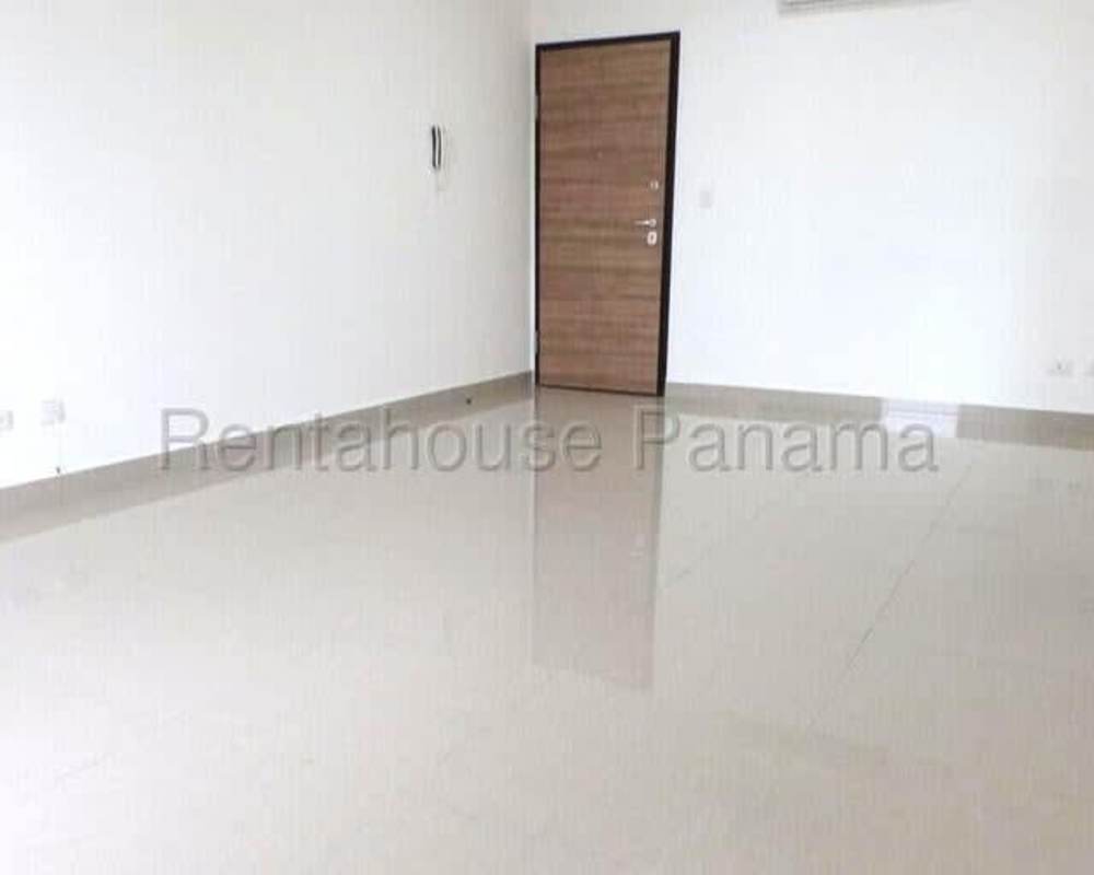 Modern bathroom with glass enclosed shower and sleek vanity at PH Roma Tower San Francisco Panama