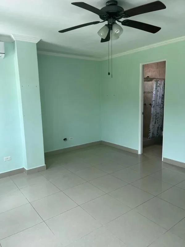 Bedroom with natural light, closet split AC tile floors in PH Albrook Gardens Panama