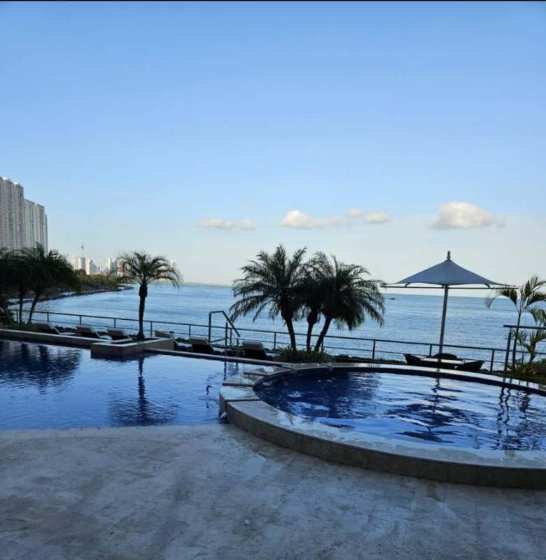 Elegant lobby entrance with concierge service PH Ocean Air Punta Pacifica Panama