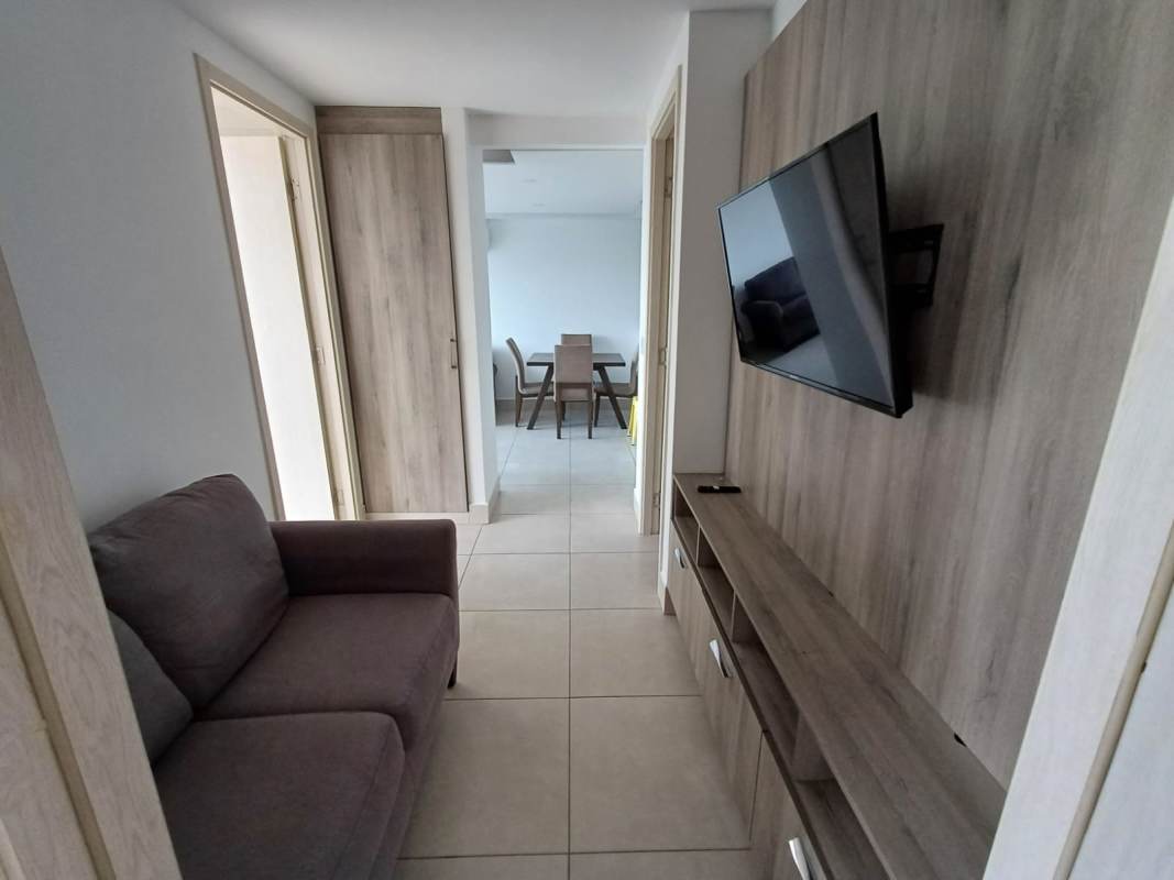 Private balcony with panoramic city skyline views PH Sky Point Tumba Muerto Panama