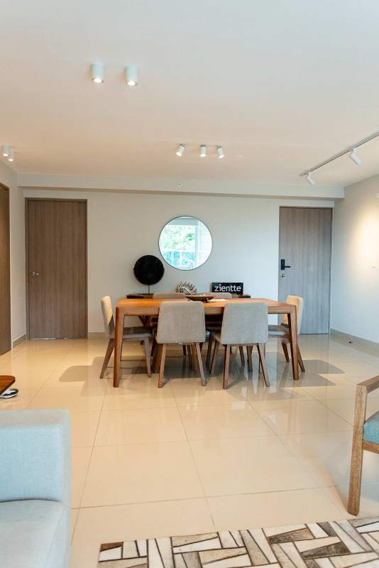 Spacious master bedroom with large closet, ceramic tiles, window view, PH Mei Towers