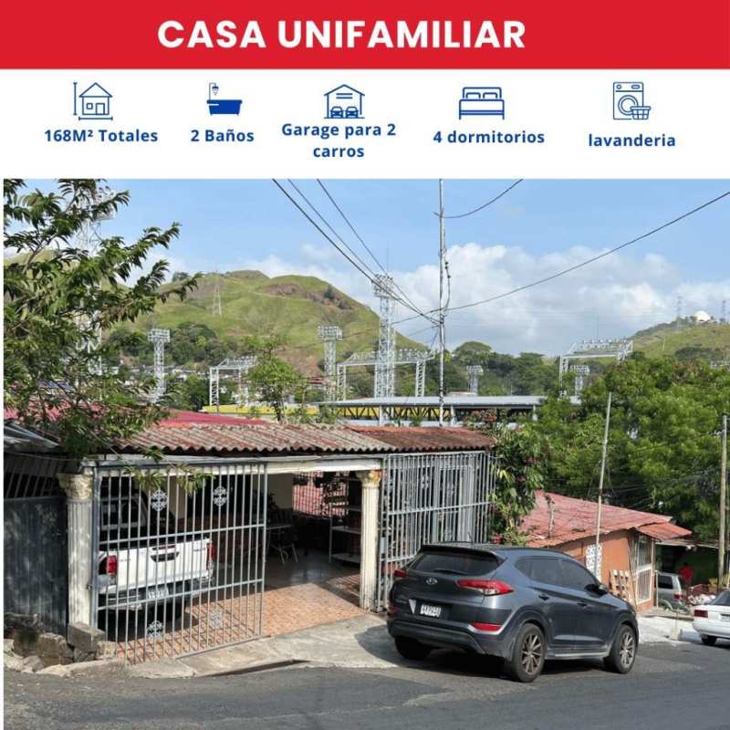 Two-floor rental apartment building with metal staircase Los Andes San Miguelito