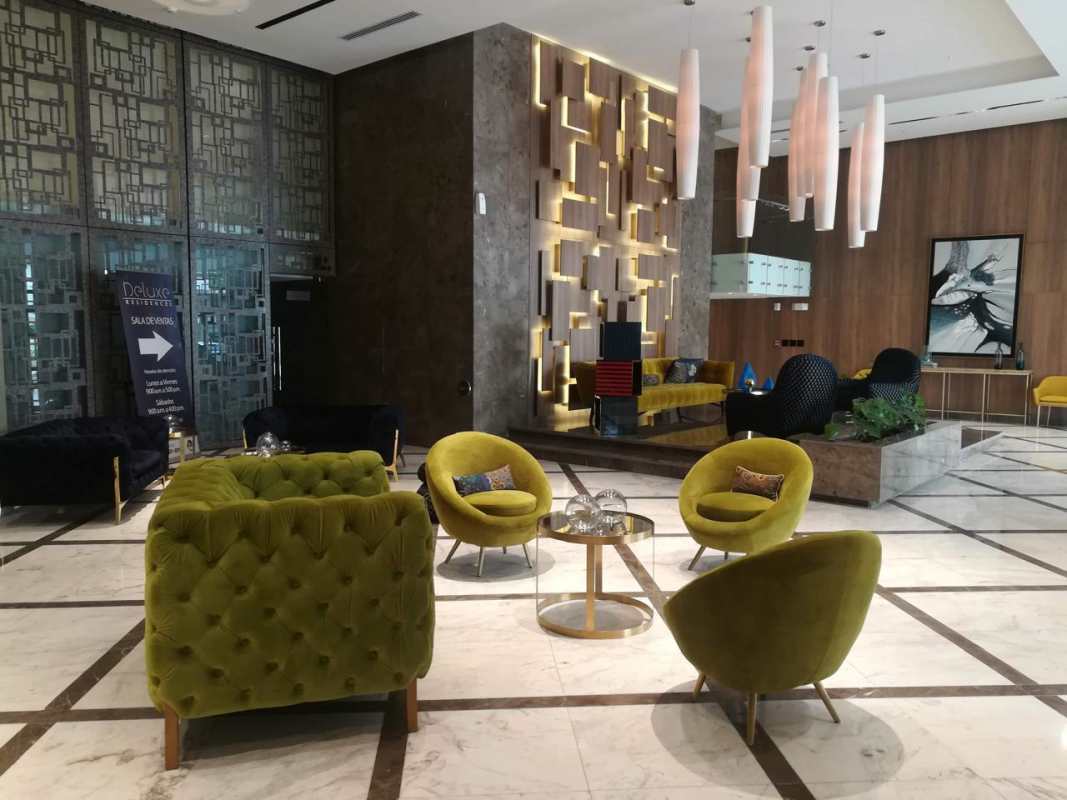 Infinity edge pool with ocean backdrop at PH Deluxe Residences Punta Paitilla Panama City