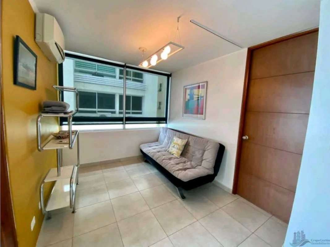 Kitchen with granite counters and wood cabinets in PH Terrawind Coco del Mar Panama