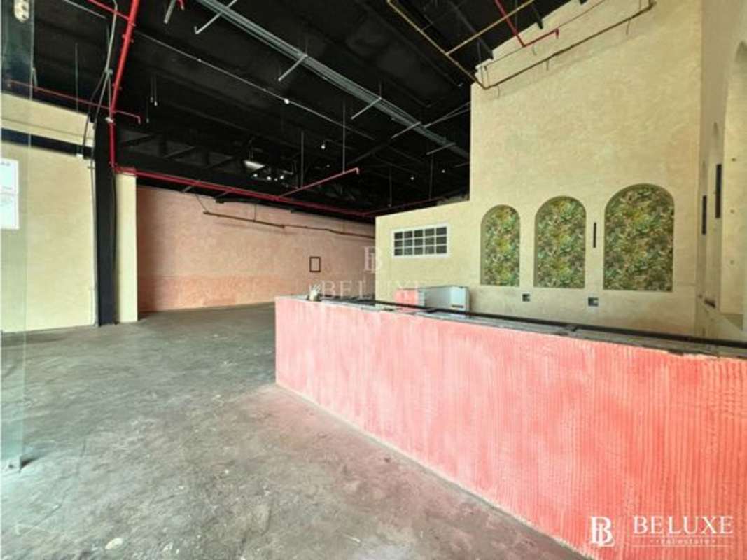 Commercial retail facade with glass doors Plaza San Francisco Panama