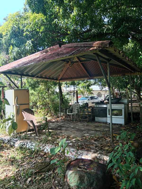 Rustic outdoor covered patio laundry area with washing sink countryside farm house Panama