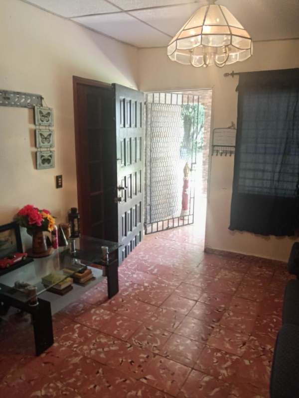 Large rustic backyard with mature trees and storage shed countryside Pacora Panama