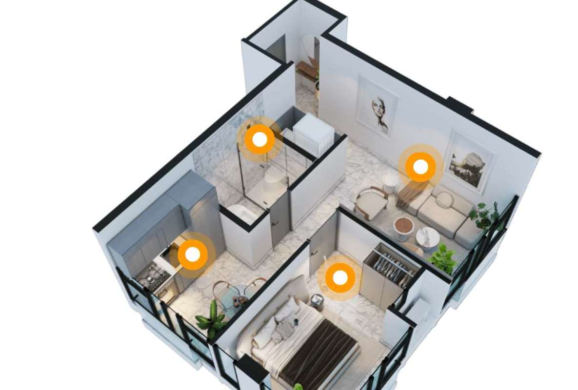 Panoramic city and ocean views from The Walker Residences terrace on Avenida Balboa Panama