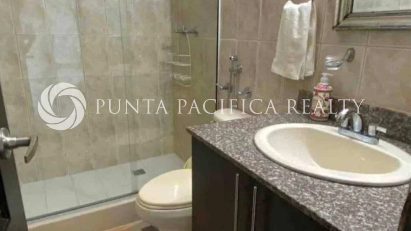 Renovated bathroom with glass shower PH Sun City Panama