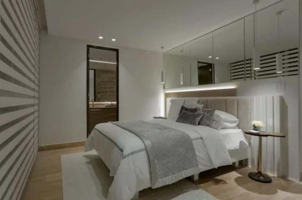 Minimalist style bedroom with stylish decor PH The Regent Costa del Este Panama
