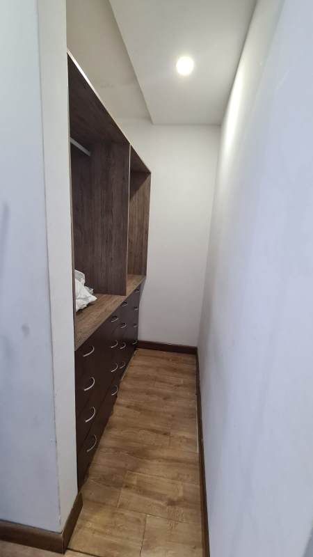 Bright living dining room with wood floors and balcony access PH Blue Park Avenida Balboa Panama