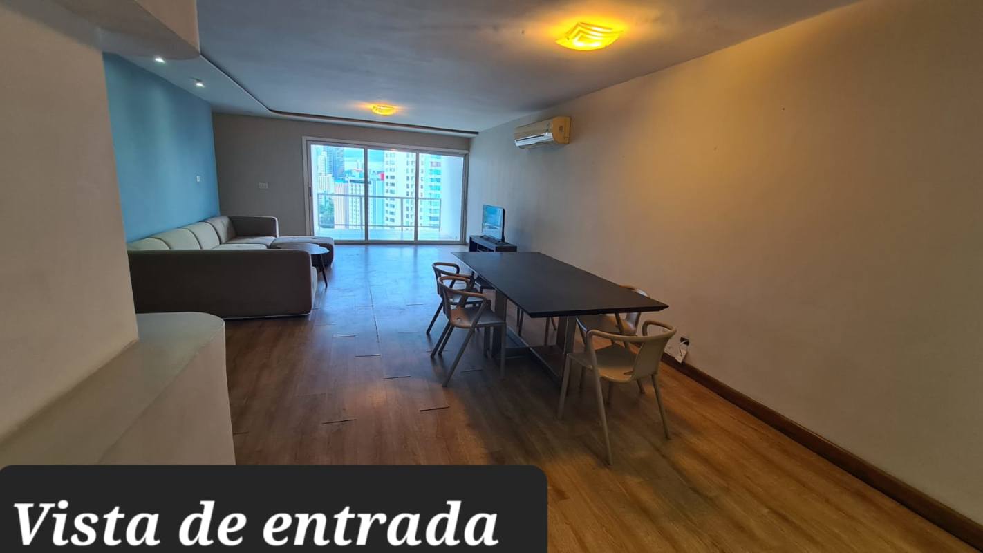 Entrance lobby at PH Blue Park condominium Panama City