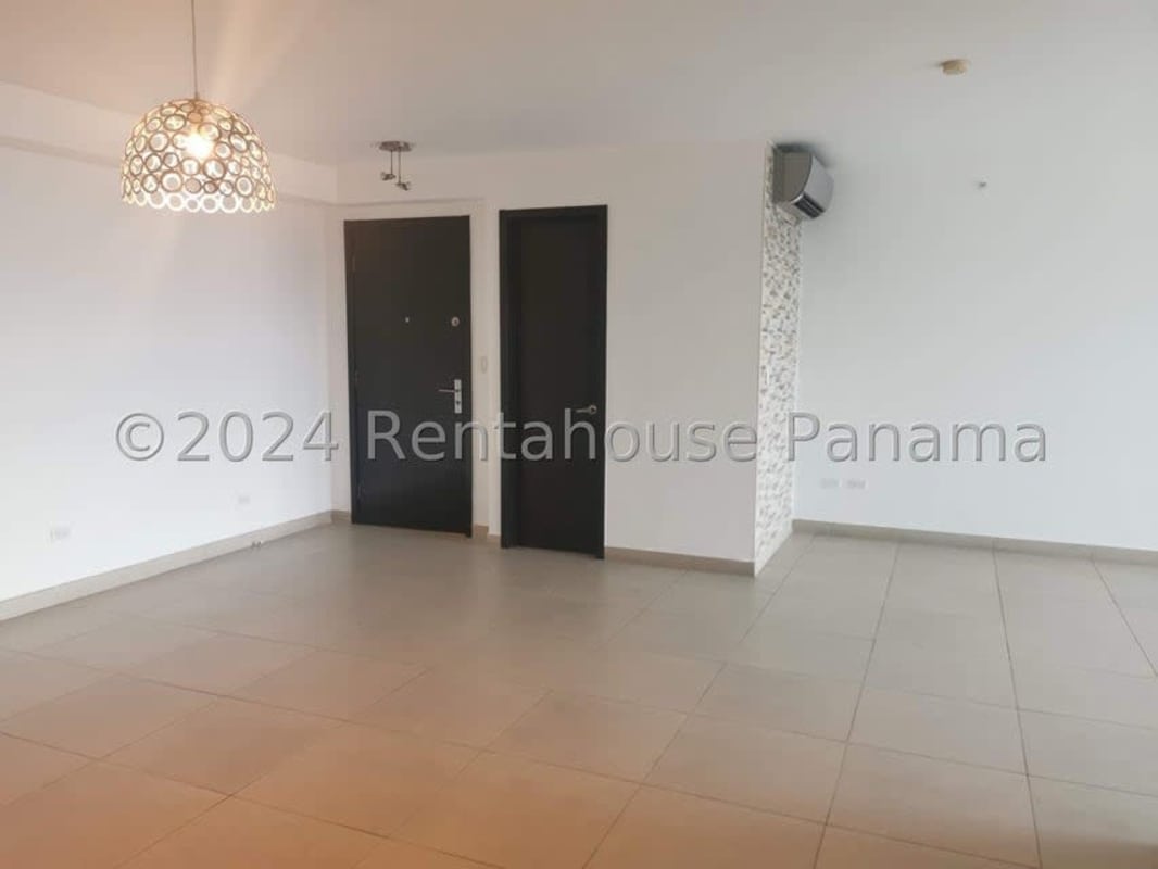 Master bedroom built-in closet en suite bath window with views PH Costa del Este Panama