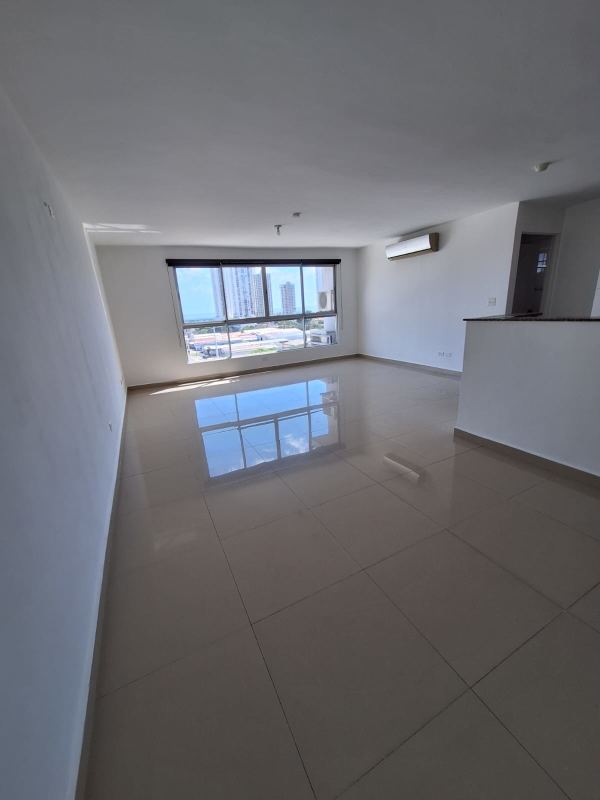 Kitchen with granite counters wood cabinets city view PH Parque Lindo II Panama