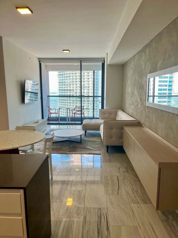 Modern kitchen with sleek cabinetry and appliances in PH Nuovo by Armani Panama City