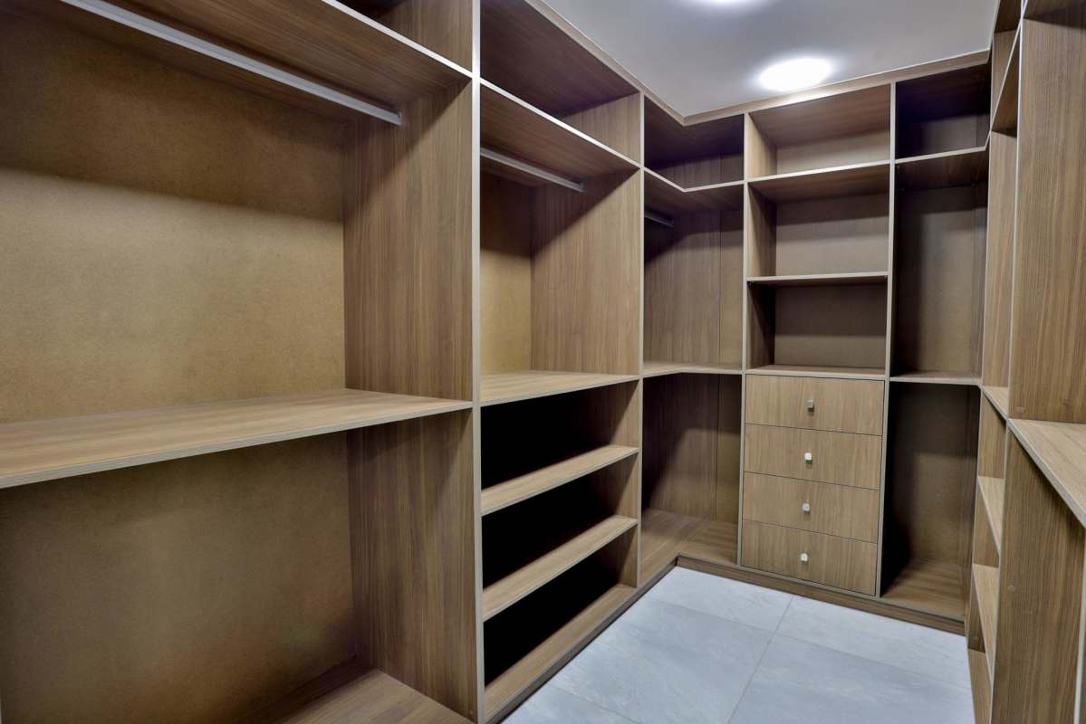 Luxury master bedroom with ocean and city views at PH Tuscany Tower Panama